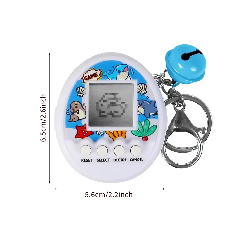 Gioco elettronico per animali domestici Tamagotchi Toy 168 animali domestici in 1 giocattoli elettronici per animali domestici virtuali Mini gioco portatile regali creativi per bambini