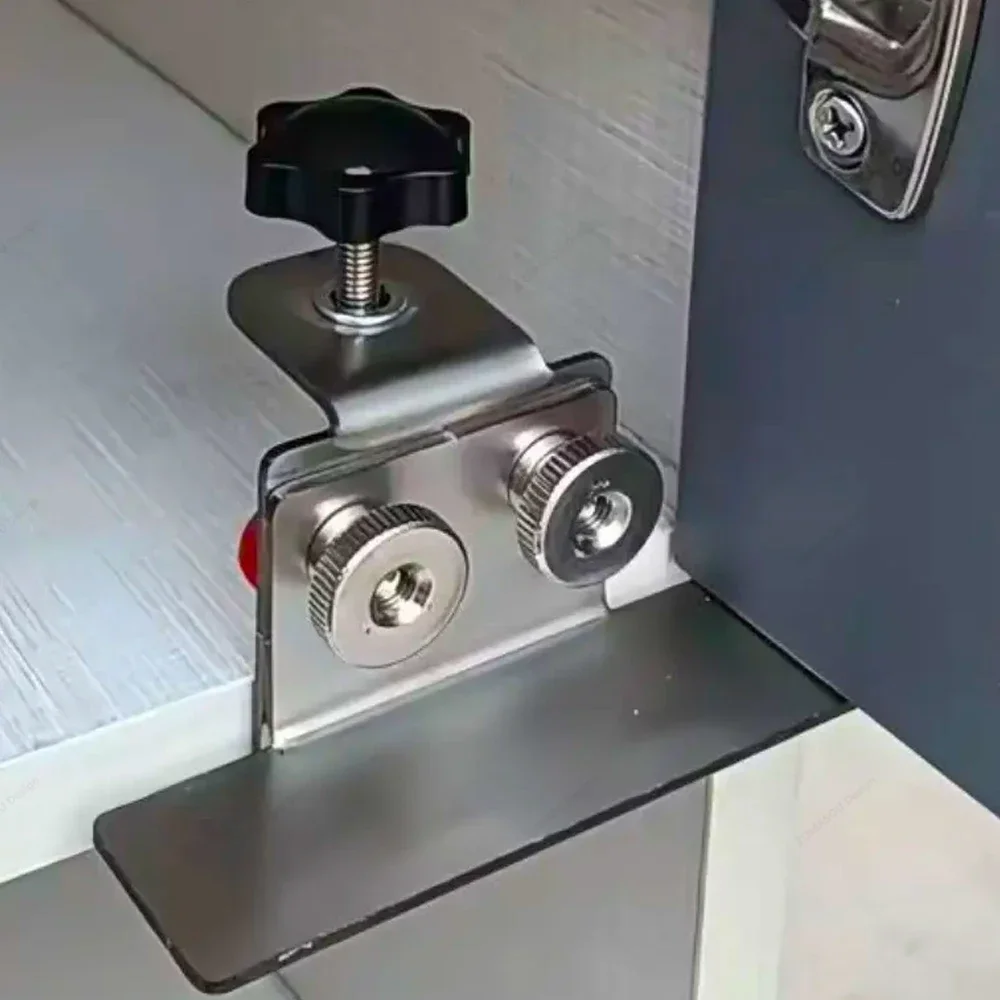 Schranktür Installation Positionierer Schränke Rahmen Versteckte Tür Edelstahl Haushalt Montage Jig Holzbearbeitung Werkzeug Großhandel – Detail 9