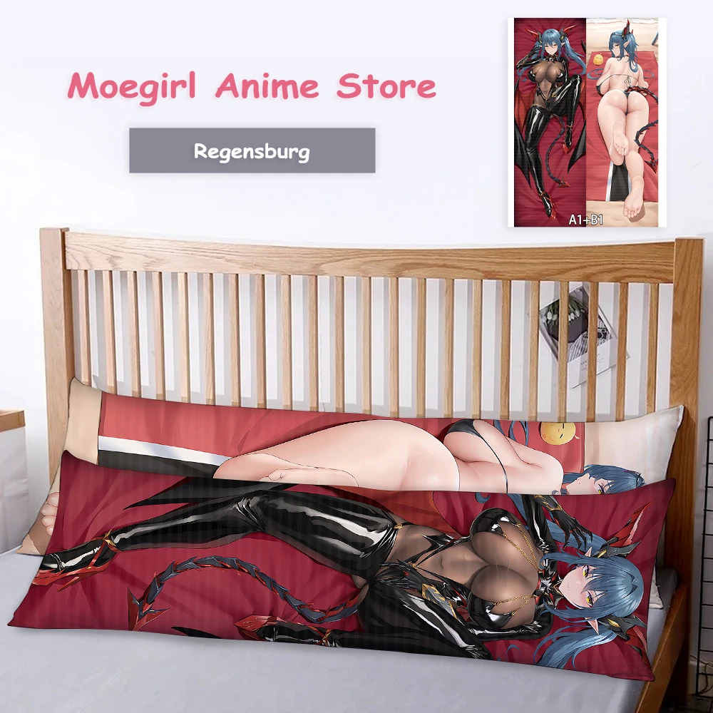 

Regensburg Anime Cosplay Body Pillow Case Peachskin 2Way Soft Cushion Nomi Kudoryafuka 2-Sided Print Dakimakura Pillowcase