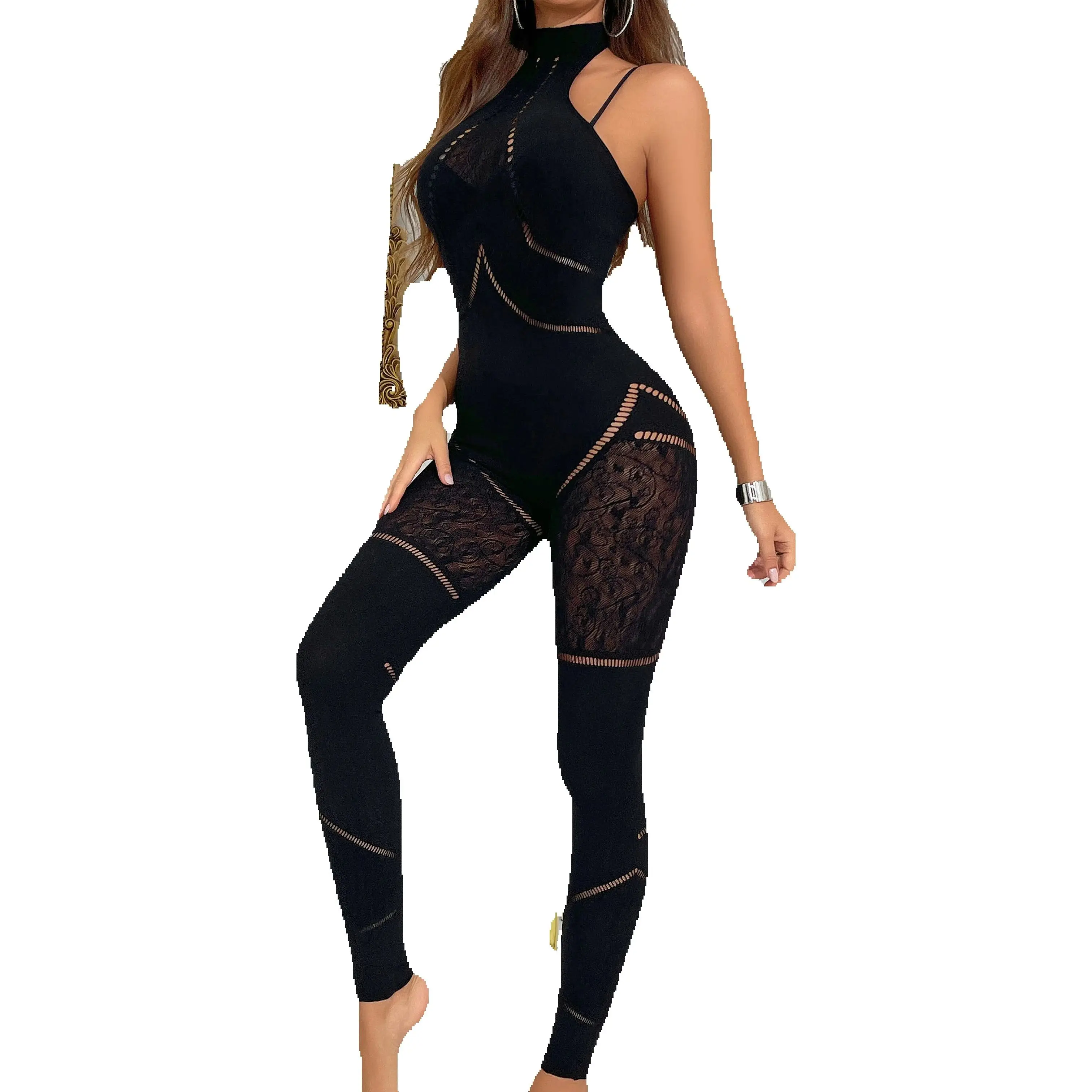 sexy Full Bodystocking thick underwear One Piece Jumpsuit Lingerie image 4