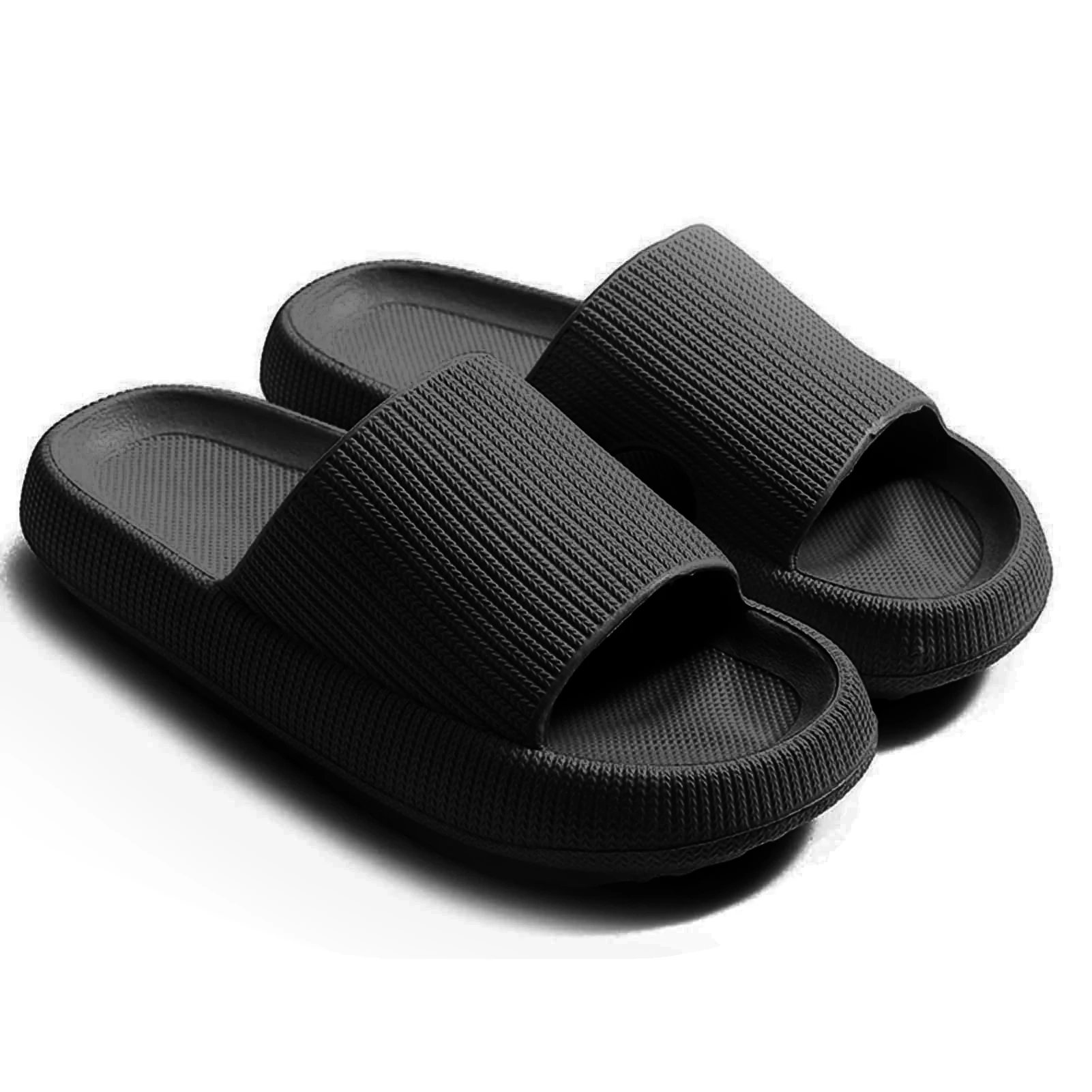 

Indoor Soft Slippers,Cloud Thick-Soled Sandals Summer Fashion Soft Bottom Beach Men Slippers Women's Sandals EVA Slides