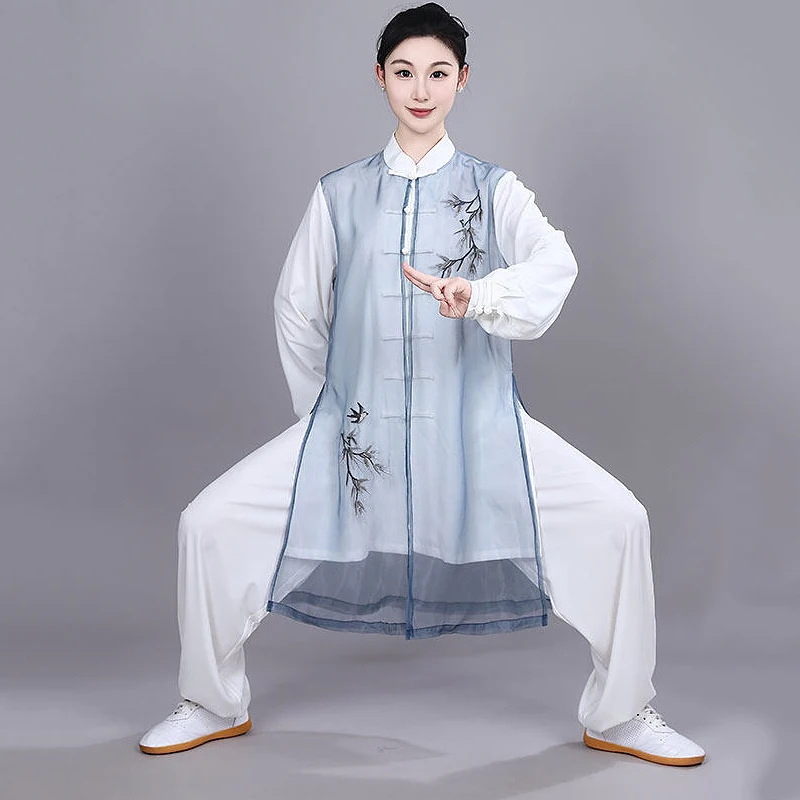 Women's Premium Tai Chi Suit Baduanjin Martial Arts Training & Performance Wear for Morning Exercise Fitness Adults