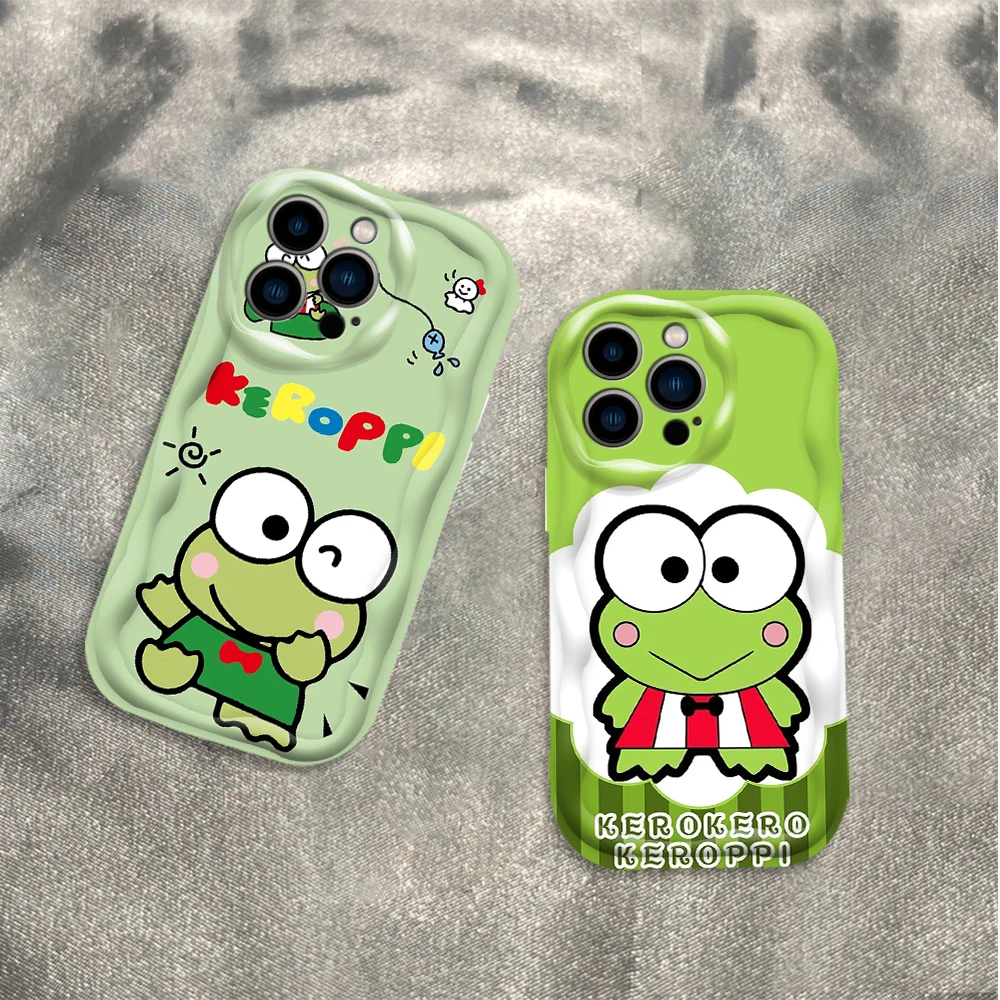 

Cute Kero Keroppi Cover 3D Wave Phone Case For HUAWEI P30 P40 MATE 30 40 NOVA 5T 7 9 10 SE 11 20 50 90 X50I Silicone Case Funda