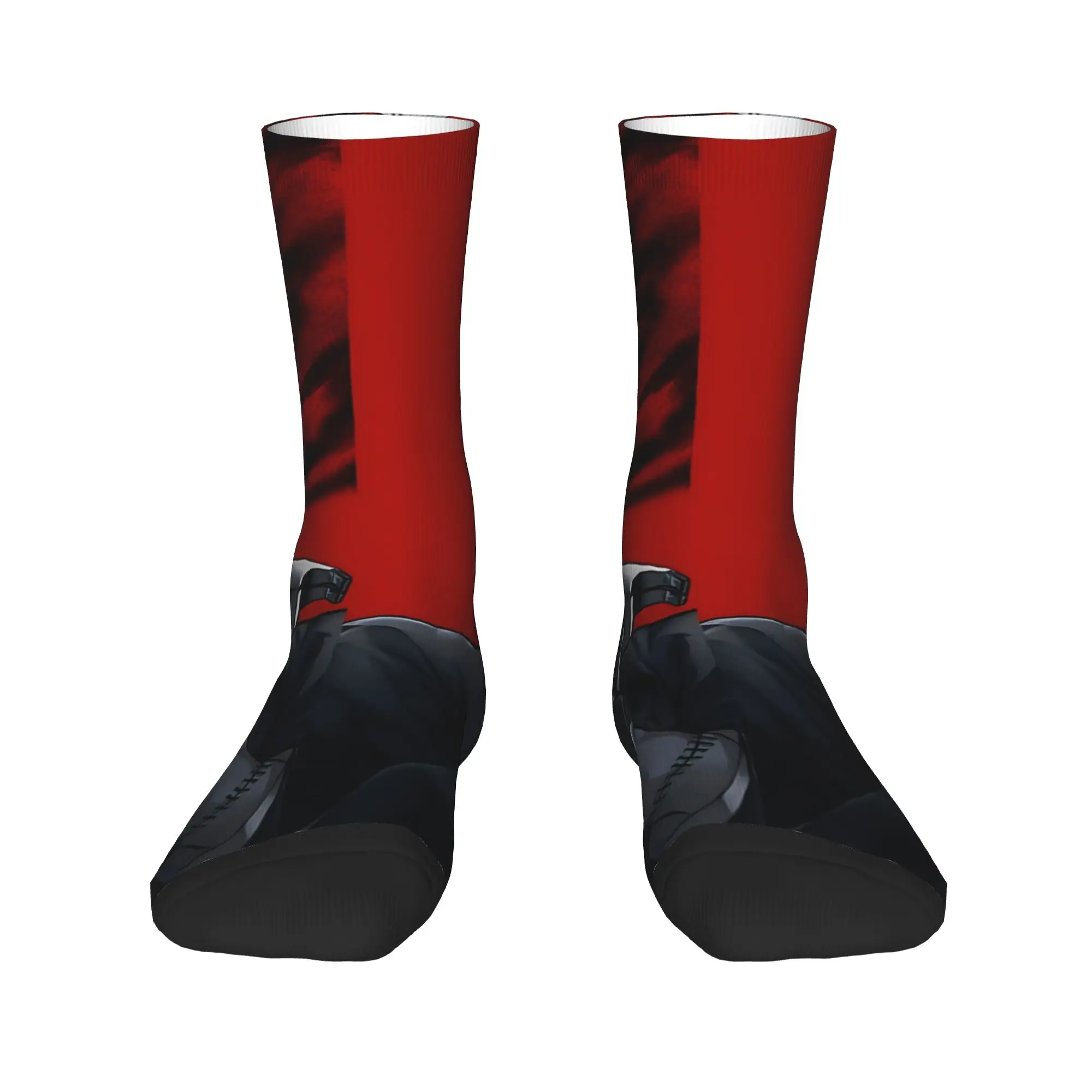 Shin Dorohedoro Grey Mask Red Shadow Anime Mood Stockings Men's Socks Medium Soft Socks Winter Skateboard Non Slip Graphic Socks