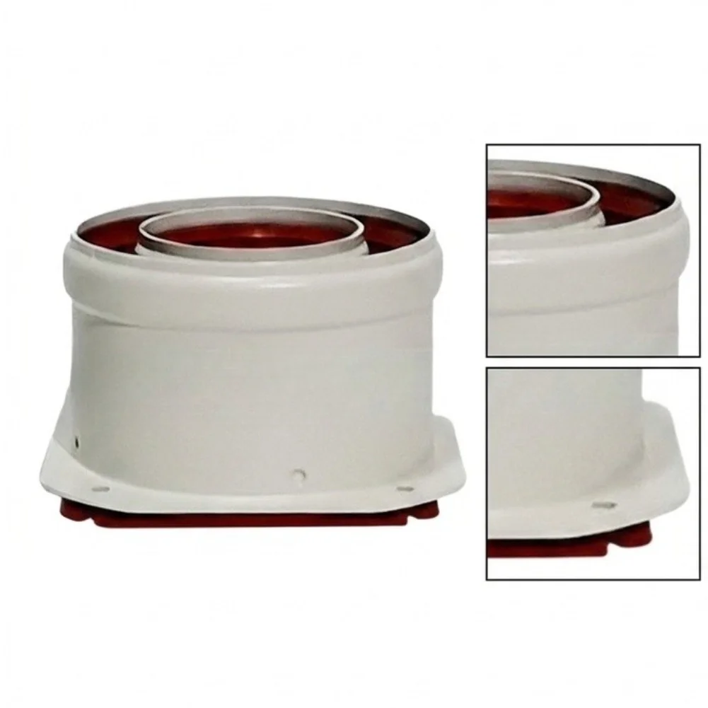 Wall Mount Boiler Flue Part PP Plastic 15x15x15cm Heat Resistant Construction for Reliable Performance in Continuous Operation