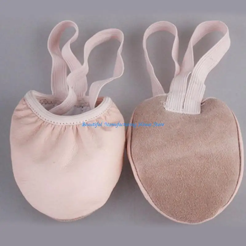 

E56A Half Soles Dance Shoes for Women Adult Girls Lyrical Pirouette Ballet Shoes