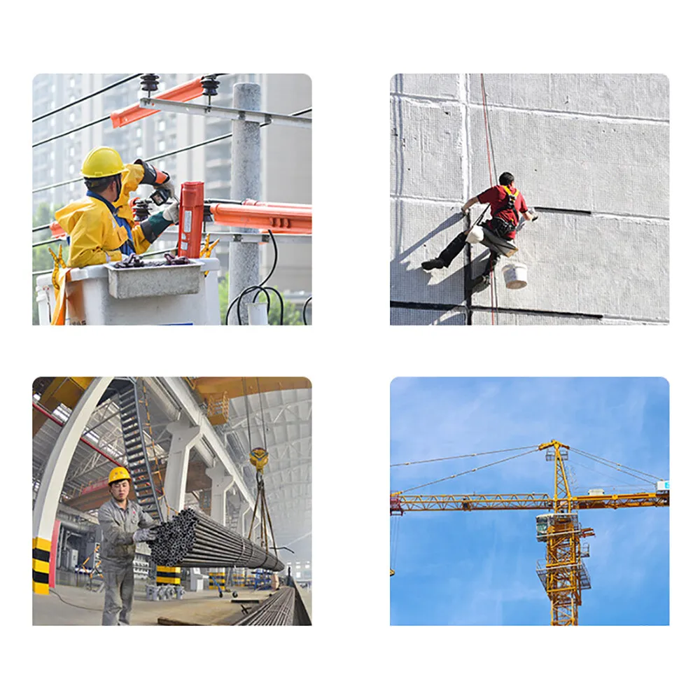 خط نجاة محمول سهل التنظيف بوزن 7.27 رطل وحجم 5.99.052.36 بوصة، مناديل ناعمة للتنظيف مع خرقة مبللة، للعمل على ارتفاعات عالية