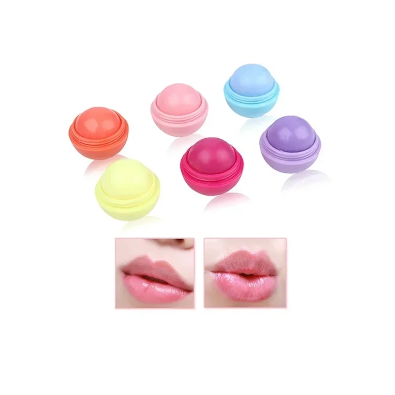 Moisturizing Colourless Lip Balm, Natural Plant Sphere Lip Gloss, Fruit Embellish Lipstick