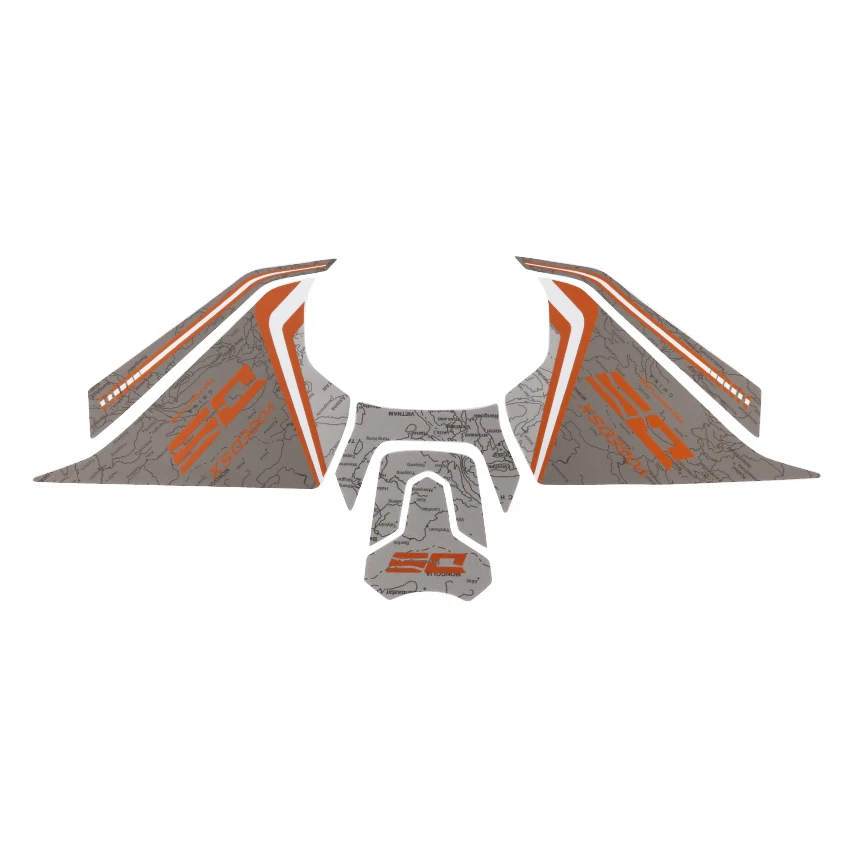 دراجة نارية الجانب خزان الوقود منصات الشارات حامي الجسم هيكل السمكة ملصق بقع اكسسوارات ل VOGE DS900X 2024-2025 سنة