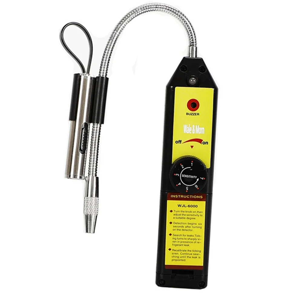 

WJL-6000 Leak Detector Halogen AC Leak Tester For R22 R410A For R134A R1234YF Gas HVAC Air Conditioner Tester Tool ﻿