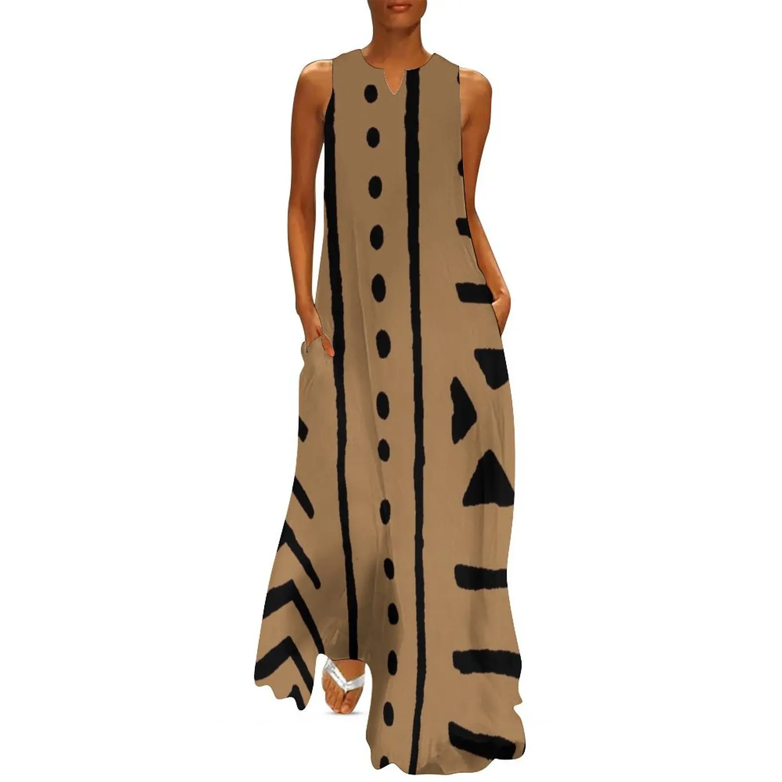 

african mud tribal cloth Long Dress evening dress dresses for official occasions