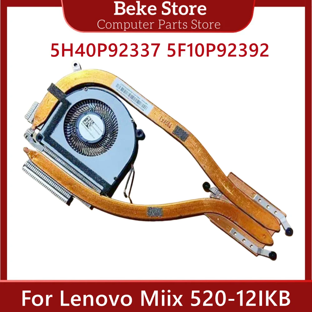 

Beke Original For Lenovo Miix 520-12IKB Laptop Cooling Fan Cooler Fan Heatsink 5H40P92337 5F10P92392 ND55C46 100% Tested