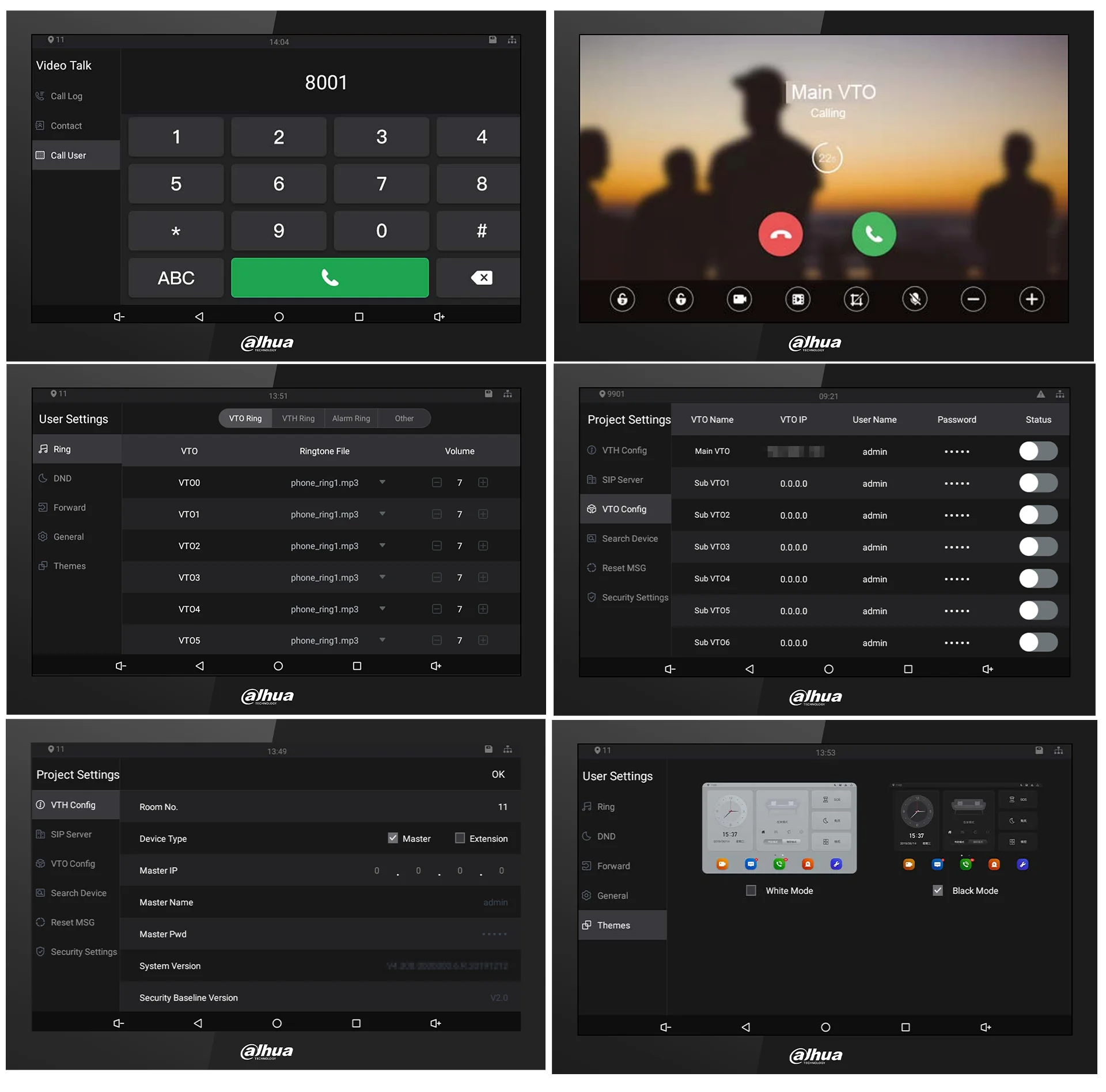 Dahua-Kit de sistema de intercomunicación, Monitor táctil Wifi de 10 pulgadas, VTH5341G-W, vídeo inalámbrico, timbre, estación de VTO2211G-WP, 1080P, PoE