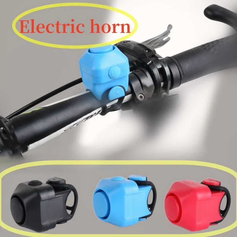 Bike Electronic Loud Horn 130 db Warning Safety Electric Bell Police Siren Bicycle Handlebar Alarm Ring Bell Cycling Accessories