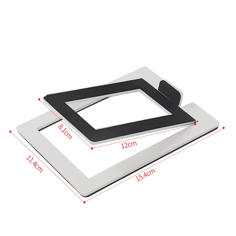 ตัวยึดตัวหน่วงการสั่นสะเทือนลำโพงคอมพิวเตอร์ตั้งโต๊ะแบบปรับมุมได้16 ° แท่นวางโลหะทนทานสำหรับลำโพงที่ใช้งานอยู่