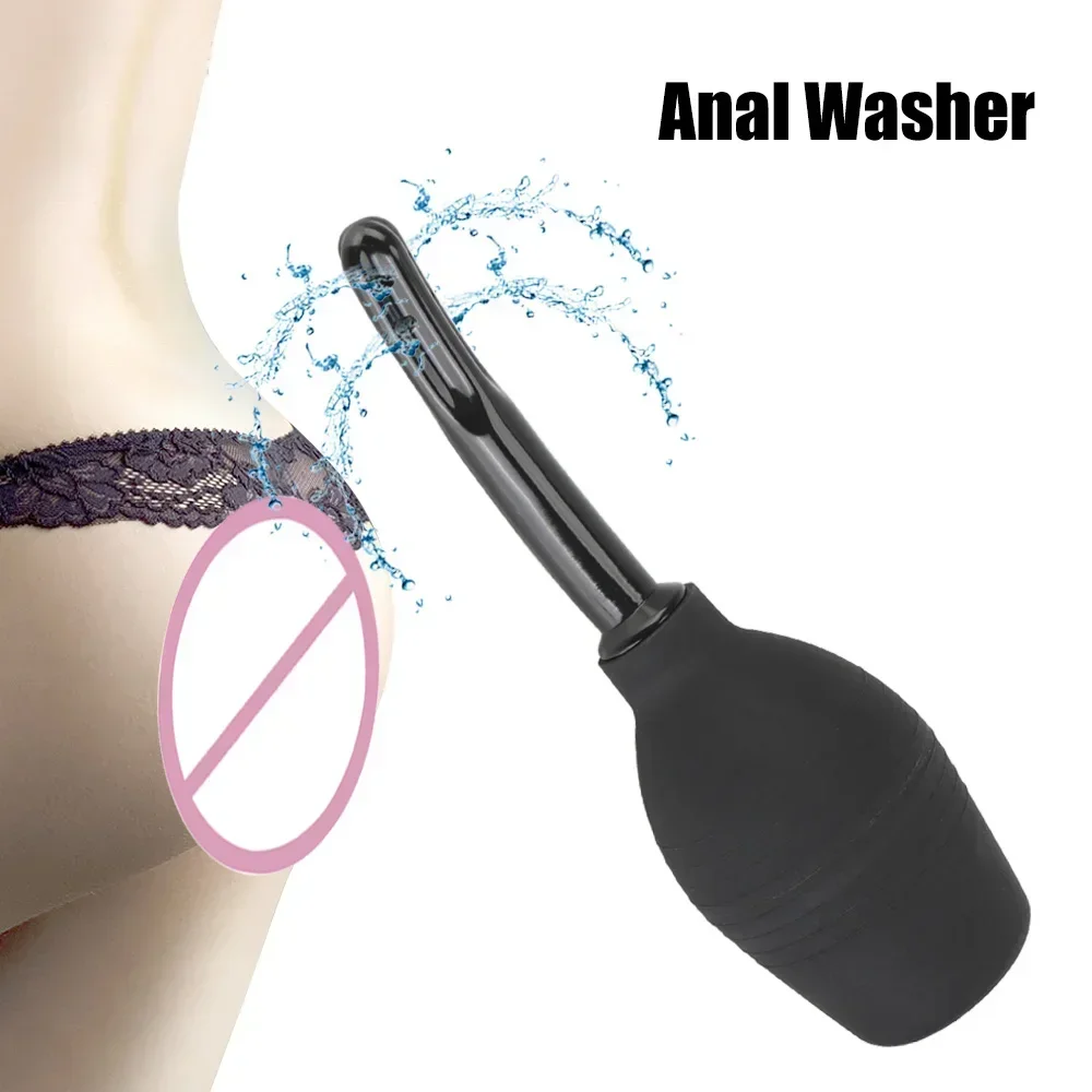 

Anal Washer Nozzle Pump For Women Vaginal Shower Men Butt Plug Sex Toys Adults Games Medical Cleaner Erotic Product Douche Enema