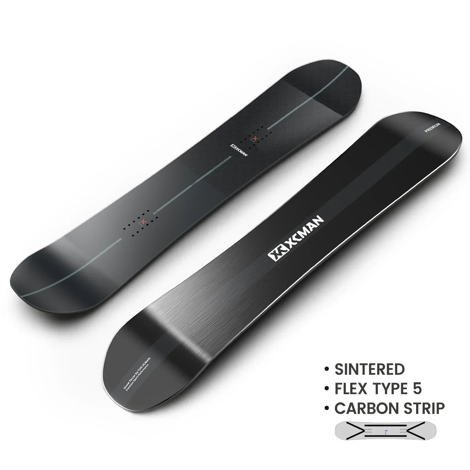 سعر المصنع مخصص على الجليد جميع جبل ألياف الكربون حافة الصلب للبالغين