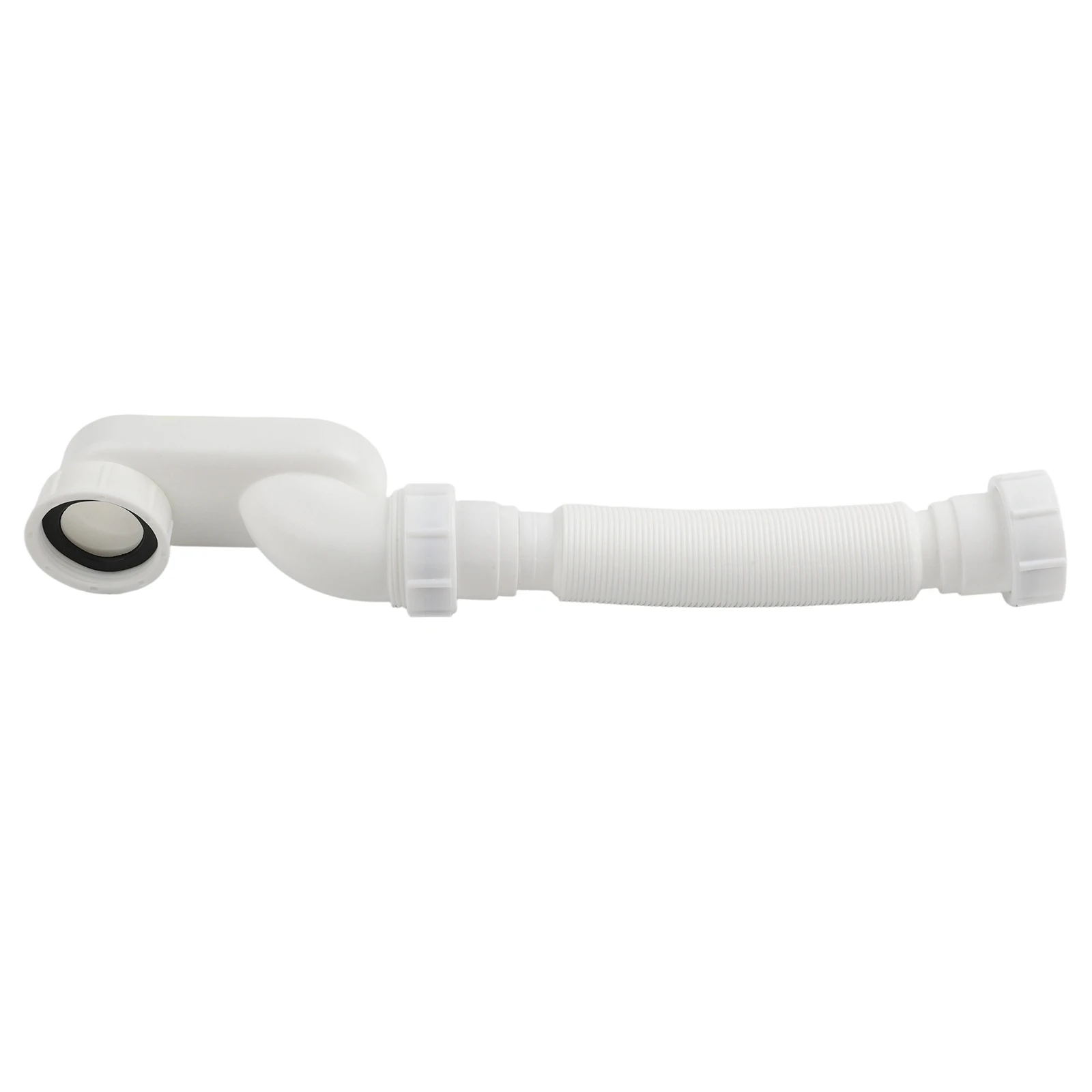 80cm Length P Trap Pipe Adapts To Various Drain Alignments Wear Resistant Material Easy Installation Wear Resistant
