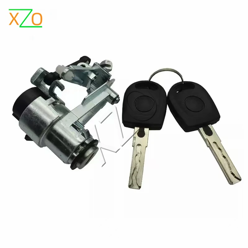 

New 1J6827297G 1J6827565B Car Rear Tailgate Luggage Outer Door Handle With Lock 2 Keys For 1997-2006 VW Golf MK4 Polo Seat Arosa