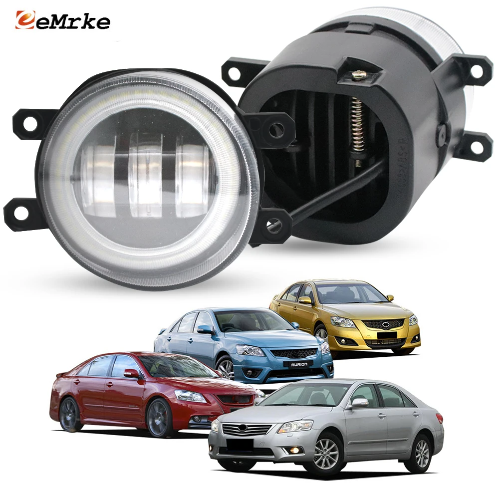 

Светодиодные противотуманные фары Angel Eye Halo для Toyota Aurion Sportivo Presara Prodigy 2006-2010 2011 2012, противотуманные фары в сборе с линзой ближнего света