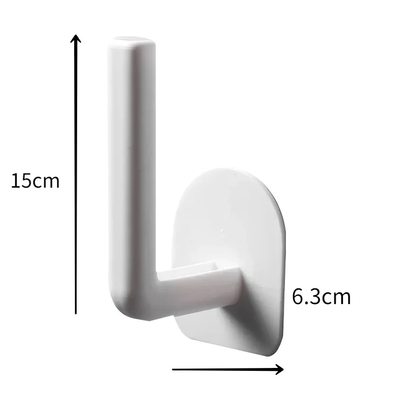 Toilet Paper Holder Bathroom Storage Paper Towel Holder Kitchen Wall Hook Toilet Paper Stand Home Organizer Toilet Accessories