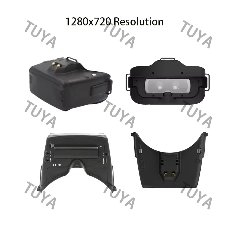 Cobra X V4 FPV Goggles 5.8Ghz 48CH FPV Receiver 1280x720 LCD with DVR for RC Airplane FPV Racing Drone