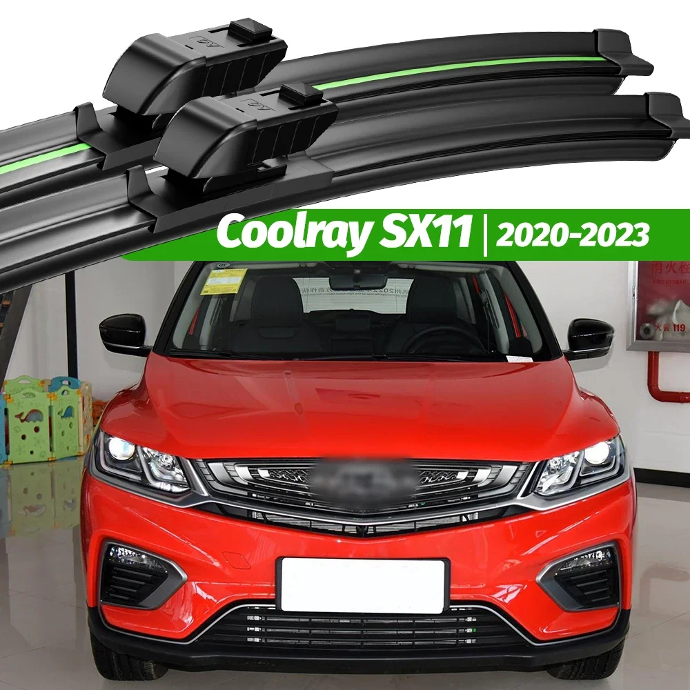 For Geely Coolray SX11 2020-2023 2pcs Front Windshield Wiper Blades 2021 2022 Windscreen Window Accessories