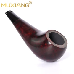 MUXIANG Briar Tobacco Pipe Warm Nose Pipe 3mm Pipe Channel Father's Day Gift Portable Pipe Heather wood tobacco pipe