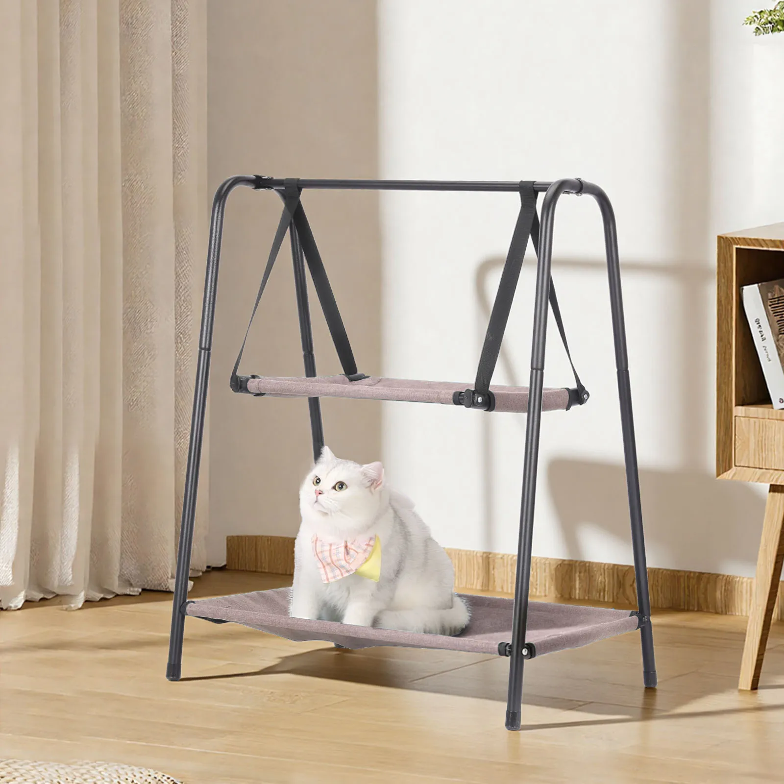 

Гамак для кошек, оконная кровать, котенок, солнечное сиденье, подвесное крепление, кровати, диван для кошек, настенный подвесной зимний двухслойный гамак для домашних животных, скалолазание для кошек