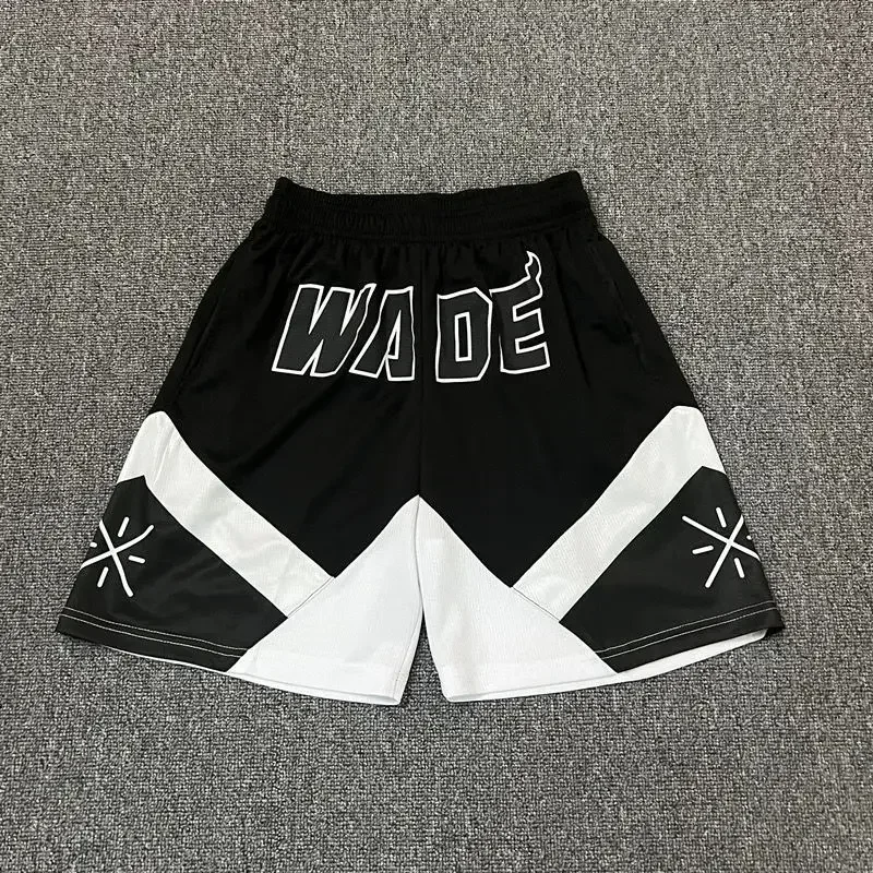 2024 The Latest Wade American Sports Basketball Shorts 3D Digital Printing Casual and Comfortable Breathable Quick-drying Shorts