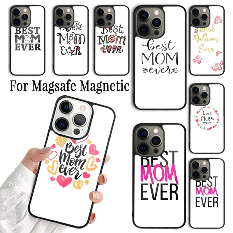 Coque Phone Case For iPhone 16 15 14 13 12 11 Pro Max Plus Magsafe Magnetic Wireless Charging Cover World's Best Mummy mum Ever