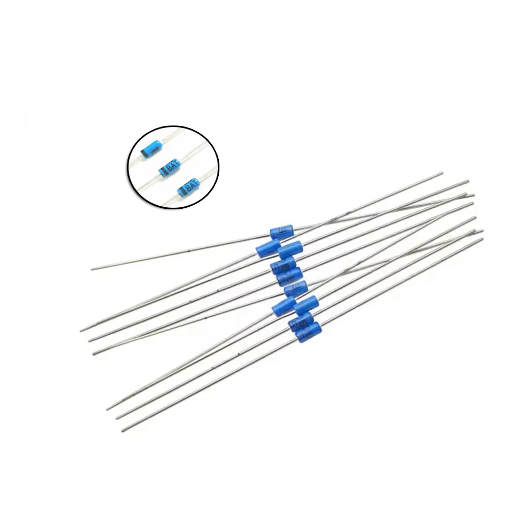 10 Stück BAT48 Schottky-Diode – DO-35, 3V, Für HF & Detektor – Inkl. BAT41, BAT42, BAT43, BAT46, BAT47