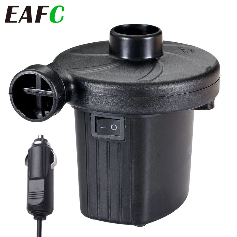 EAFC Electric Car Air Pump 220V/12V Air Mattress Boat Car Auto Air Inflatable Pump For Car Camping Inflator 70W for Blower