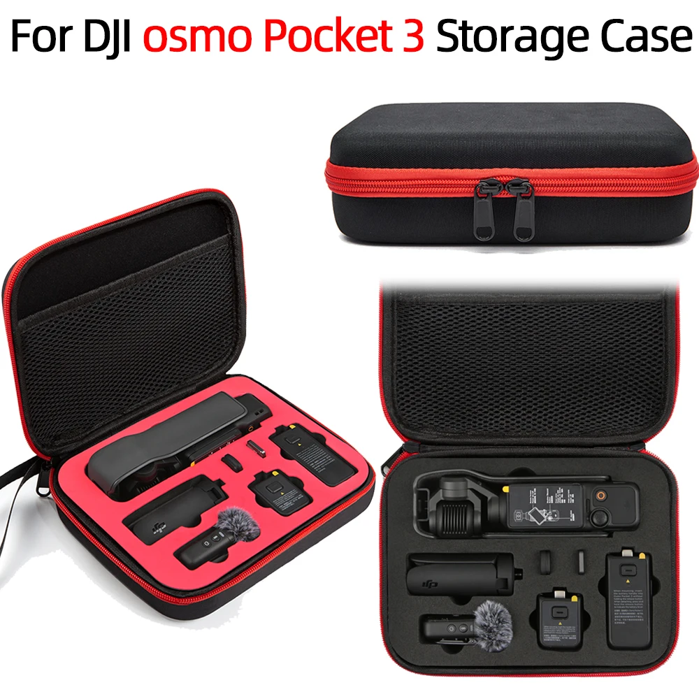 Carrying Case for DJI Osmo Pocket 3 Handheld Gimbal Accessories Bag Waterproof Storage Bag Multifunctional Portable Box