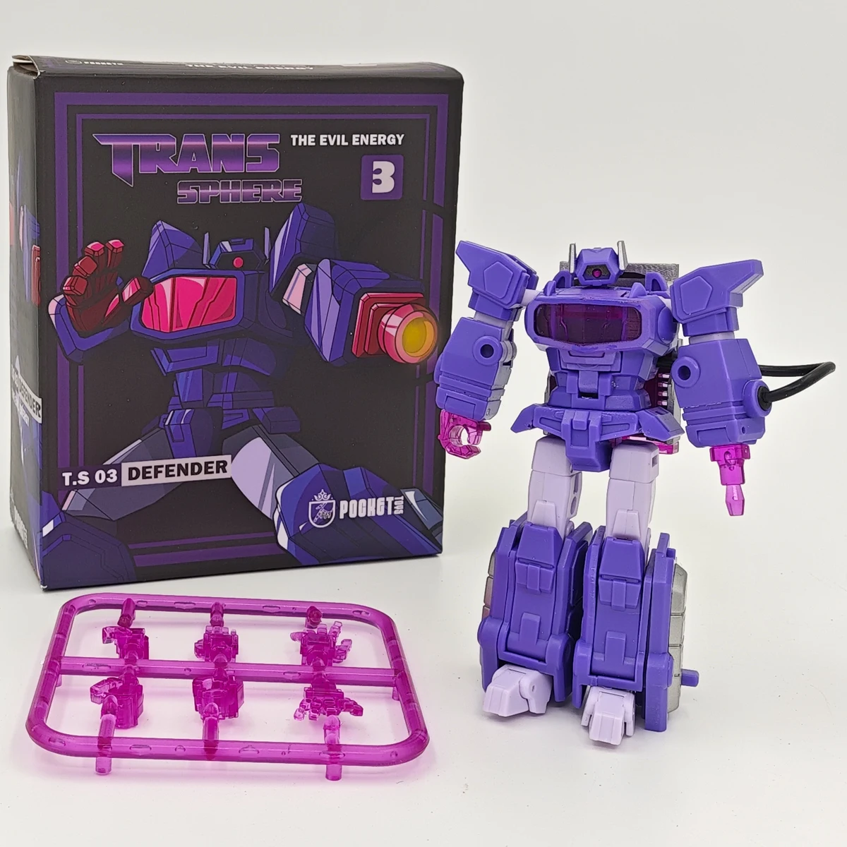 PocketToys Transformation PT-03 PT03 Shockwave Mini Pocket War KO DX9 G1 Animated Version Robot Toy Action Figure Christmas Gift