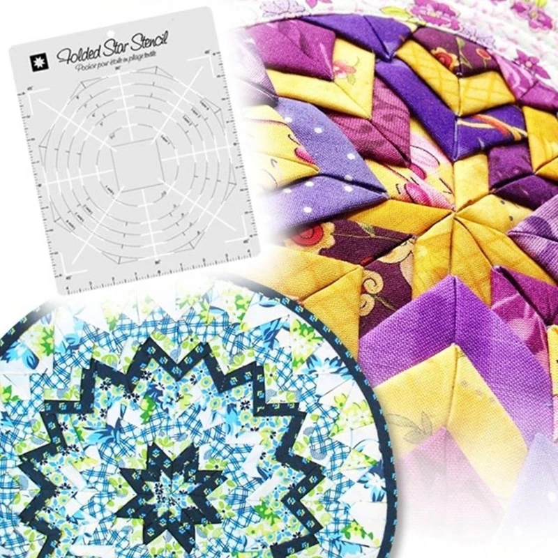 Dropship Hot Pad Interfacing Templates Patchwork Guide Ruler Quilting Pad PET Templates