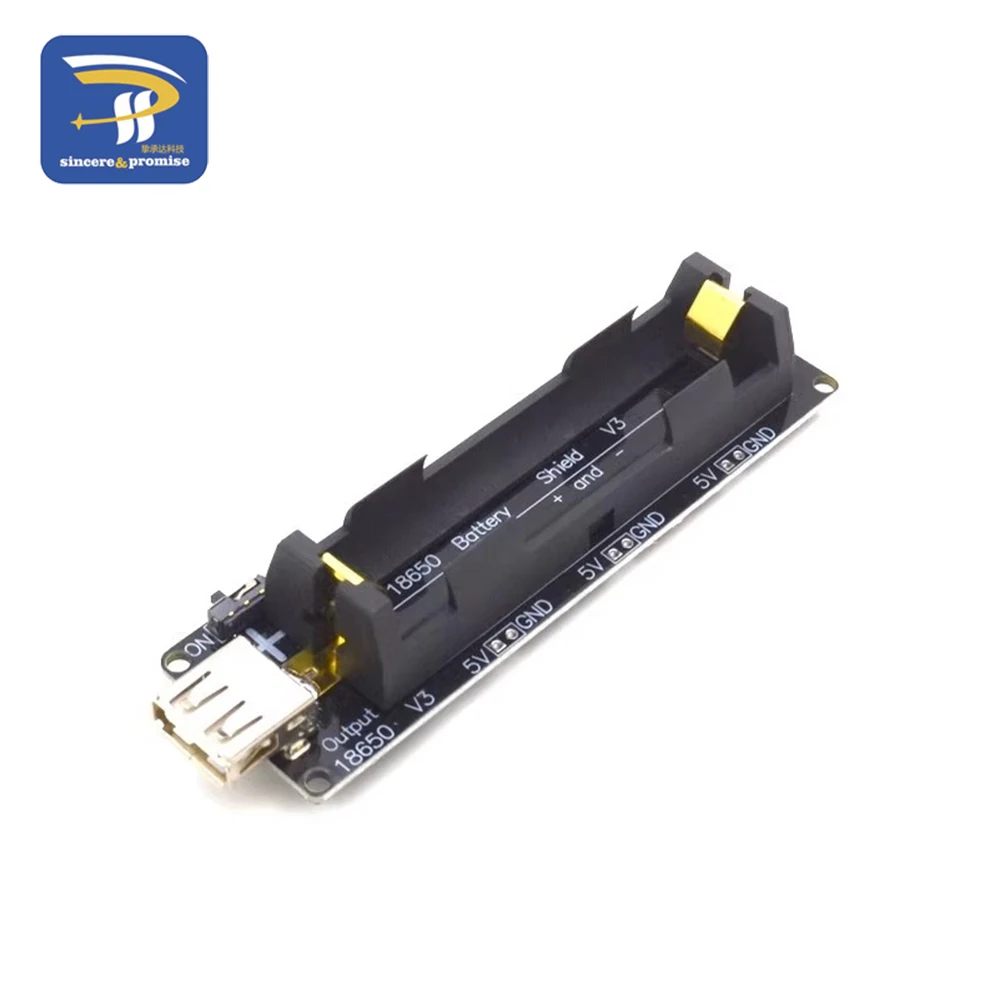 Dual 18650 Lithium Battery Shield V3 V8 Mobile Power Expansion Board Micro USB Type-C Charger For Raspberry Pi Arduino ESP32