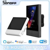 SONOFF NS Panel EU/ US Wifi Smart Scene Wall Switch Ewelink Smart Thermostat Display Switch Voice Control Via Alexa Google Home