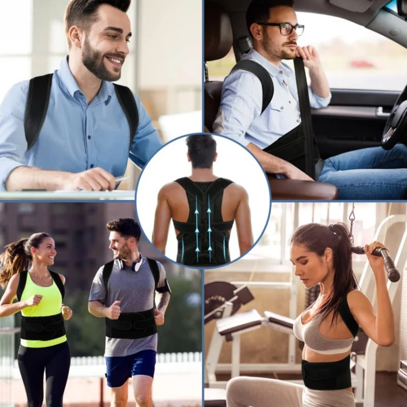 Buckel-Haltungskorrektur, Skoliose-Korrektor, Studenten-Haltungstrainer zur Buckelprävention, Korrektur der Unisex-Sitzhaltung – Detail 8