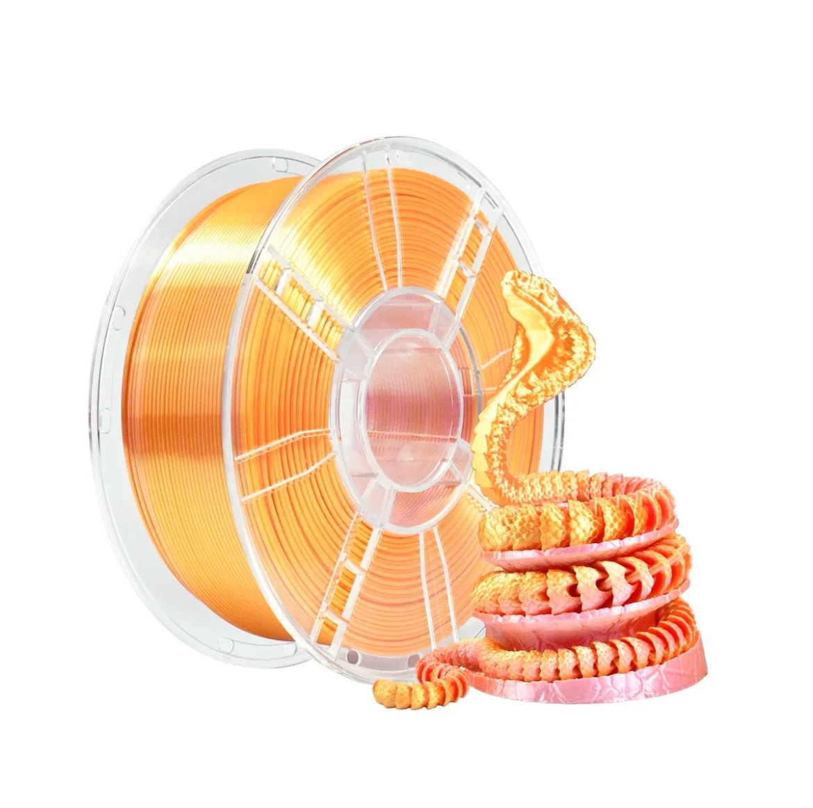 1kg 3D Printer Silk Filament 1.75mm Multi-Color Silk Texture Smooth Gradient Effect PLA Material FDM Printer Consumables
