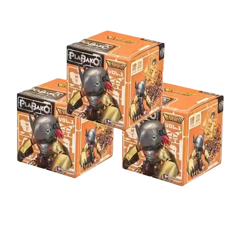 バンダイ PLABAKO QMSV 未組立 1box 8体 全9種 MH954A 本物の Qmsv ミニプラバコ デジモンアドベンチャー ブラインドボックス