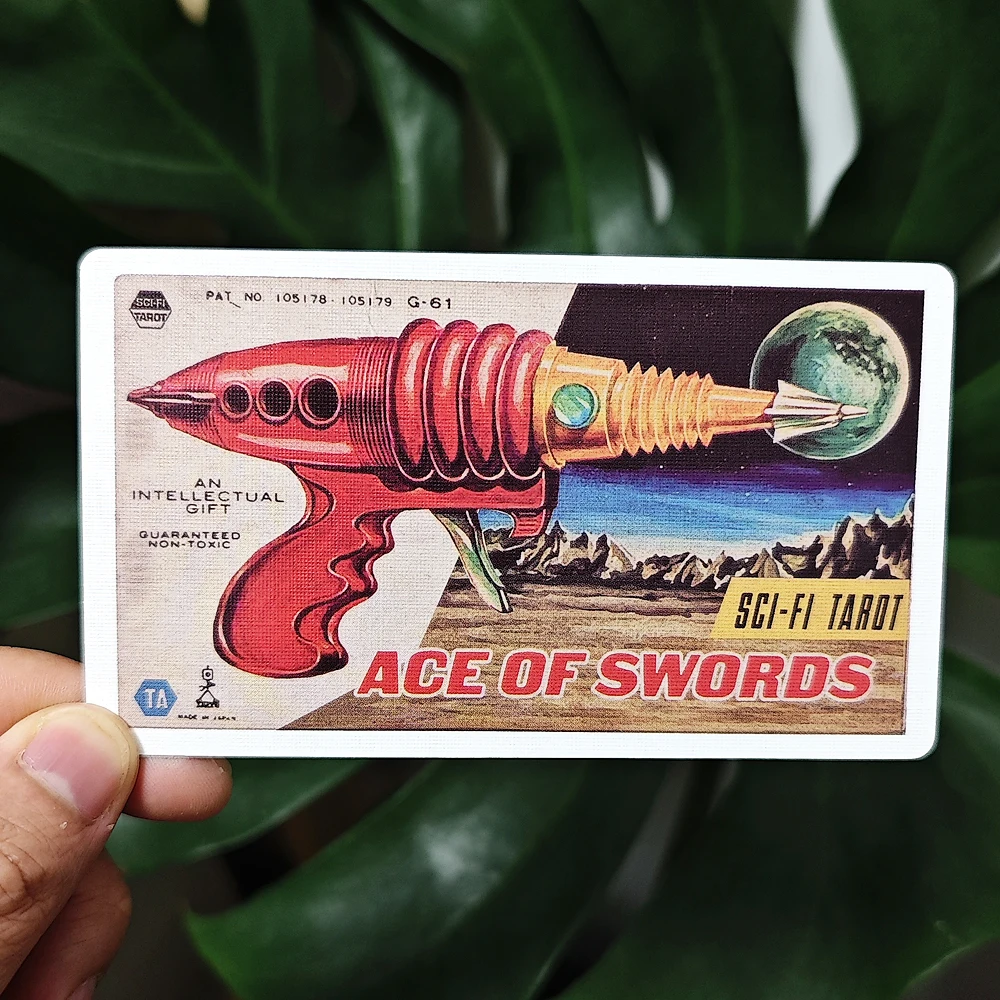 Todd Alcott's Sci-Fi Tarot 12*7cm Science-Fiction-themed Tarot Deck 78 Pcs Tarot Cards Based on Rider Waite System