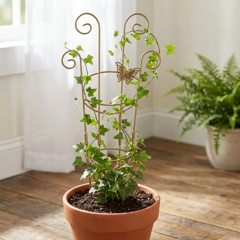 Butterfly Shaped Plant Climbing Trellis Strong Load Bearing Plastic Vine Climbing Rack Thickened Rust-Resistant