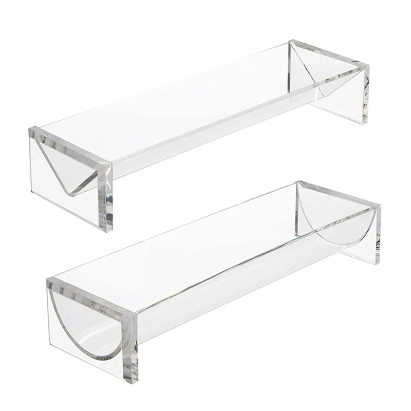 2 PCS Clear Cracker Serving Tray Rectangular Cracker Holder Trays For Serving Trays