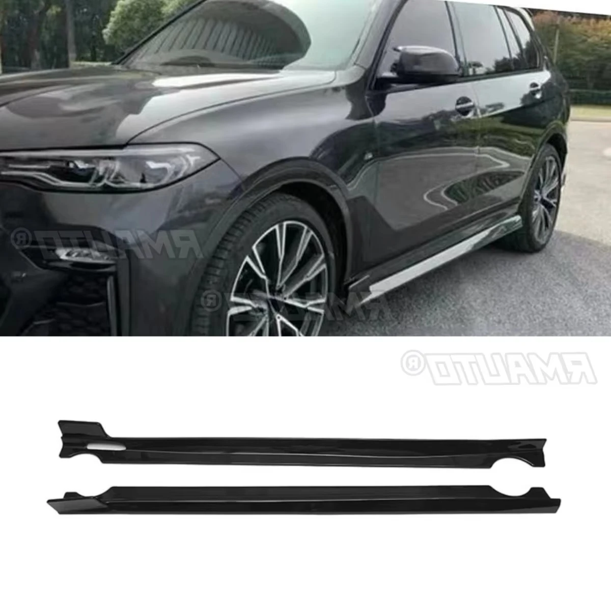 

Для BMW X7 G07 2020-2023 автомобильная боковая юбка, спойлер, расширение, диффузор, защита, боковая юбка автомобиля, сплиттер, фартук, автомобильные аксессуары