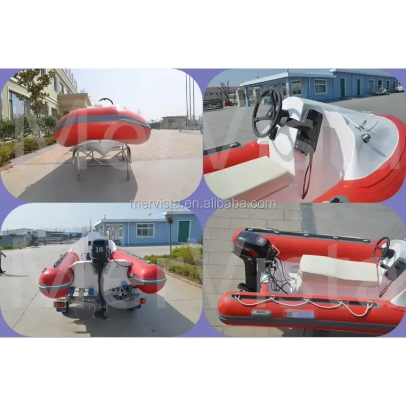 محرك CE 3 أشخاص قارب Jetski أحمر قابل للنفخ للبيع في الولايات المتحدة الأمريكية
