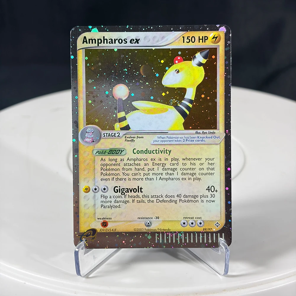 PTCG Proxy-Karten EX-Serie Rayquaza Gold Star Charizard Gengar Pikachu Hobbys Sammlerstücke Spielesammlung Anime-Karten