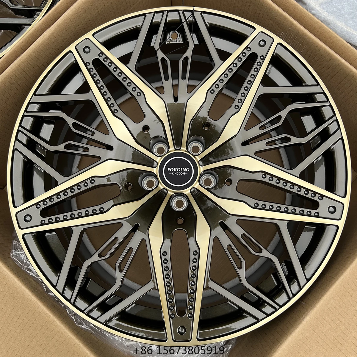 High Quality FORGING KINGDOM 6061-T6 Aluminum Alloy Multi-Spoke Wheels Custom Forged 17-26 Pulgadas 5*112 5*114.3 Passenger Car