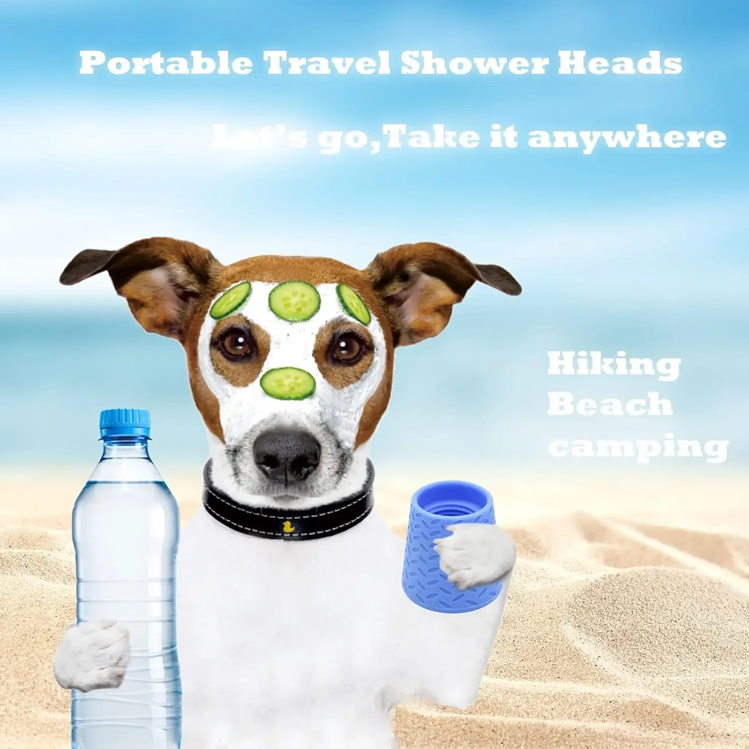 1-20 Stück Tragbare Outdoor-Tierdusche mit Mehrfach-Sprühmuster, Handbrause für Hunde und Katzen, Reinigungsdüse für Reisen und Camping – Detail 5