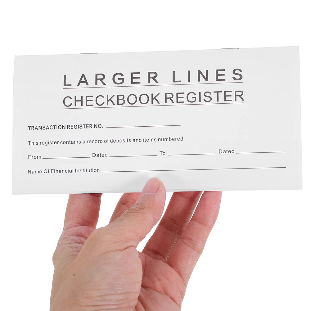 Carnet de comptabilité Portable pour registre de chéquier, 10 pièces, pour la gestion financière personnelle, livre de suivi devises avec 2024 – 2026